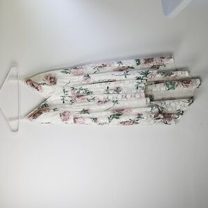 Asymmetrical Floral Lace Dress by Lily Rose size XL